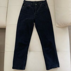 Aritzia Denim Forum The Arlo High Rise Straight 28L